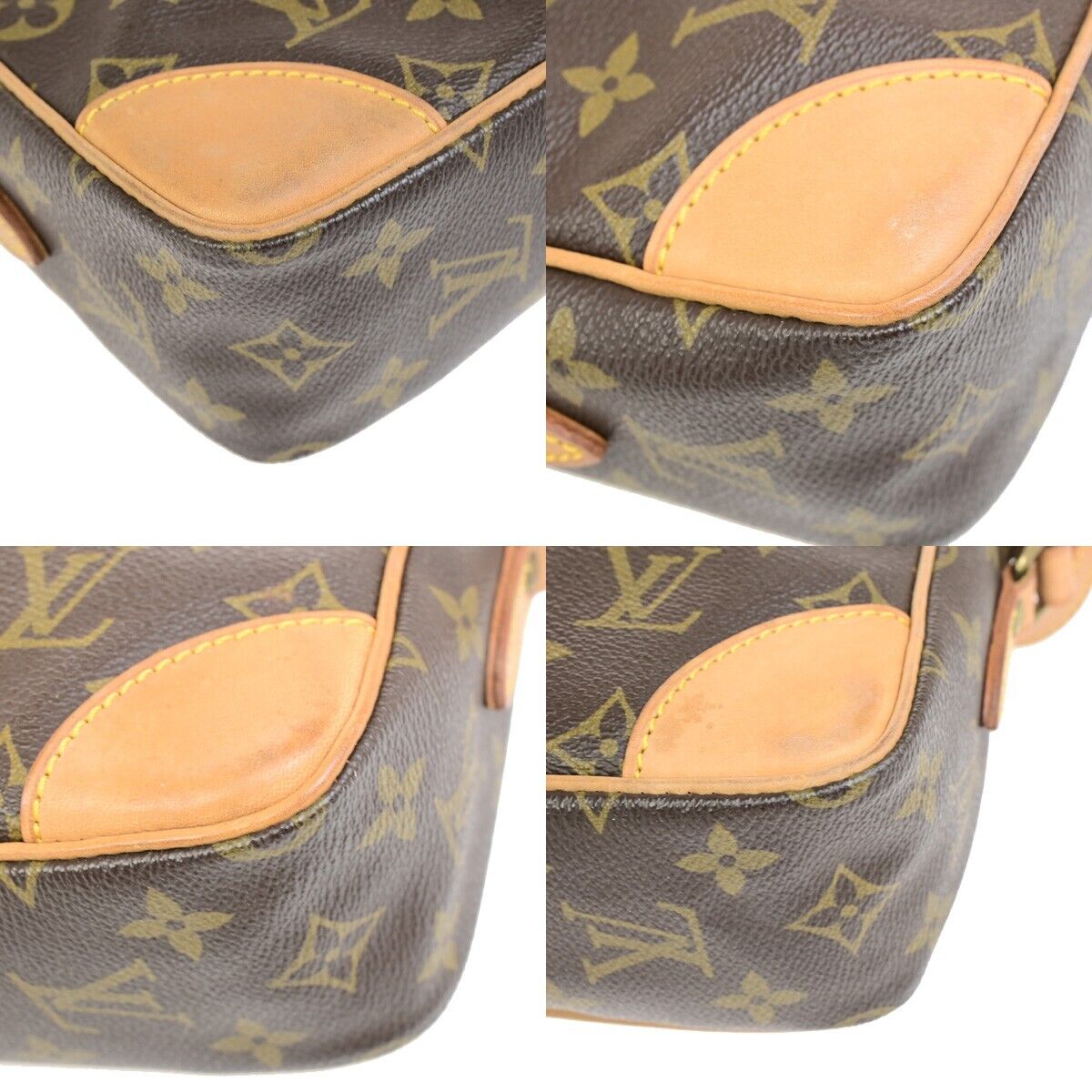 LOUIS VUITTON Trocadero 27 Shoulder Bag Monogram Leather Brown M51274 77ED035