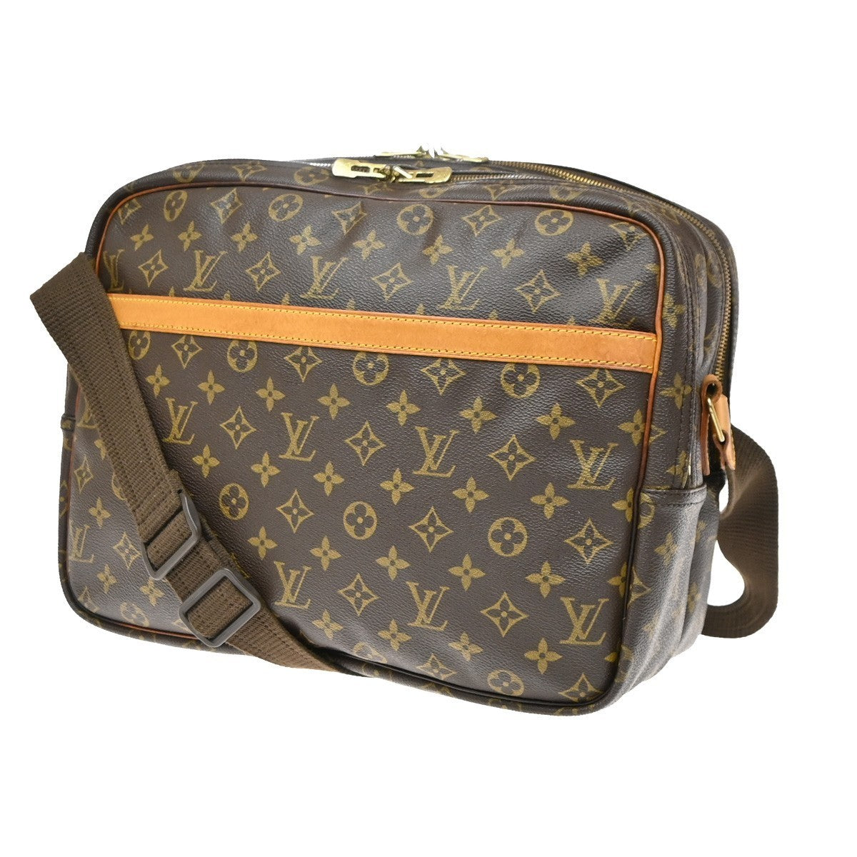 LOUIS VUITTON Reporter GM Crossbody Shoulder Bag Monogram Leather M45252 72YJ290