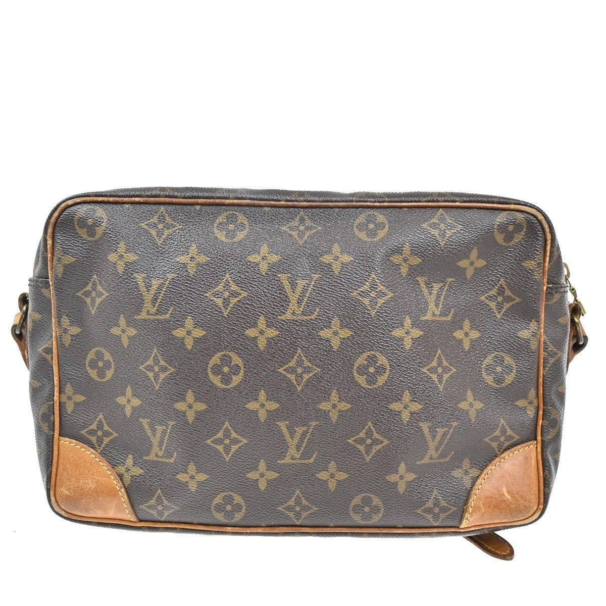 LOUIS VUITTON Trocadero 30 Shoulder Bag Monogram Leather Brown M51272 61CA291