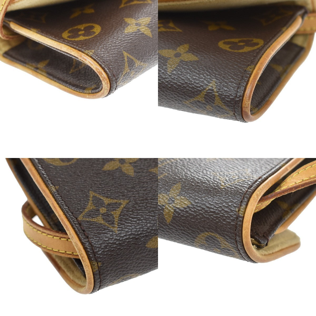 LOUIS VUITTON Pochette Twin PM 2Way Shoulder Clutch Bag Monogram M51854 35KB312