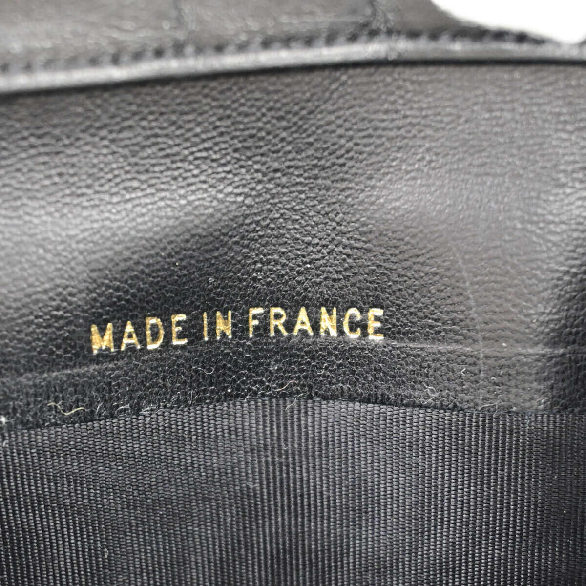 CHANEL CC Logo Long Bifold Wallet Purse Leather Black GHW Vintage 66RJ939