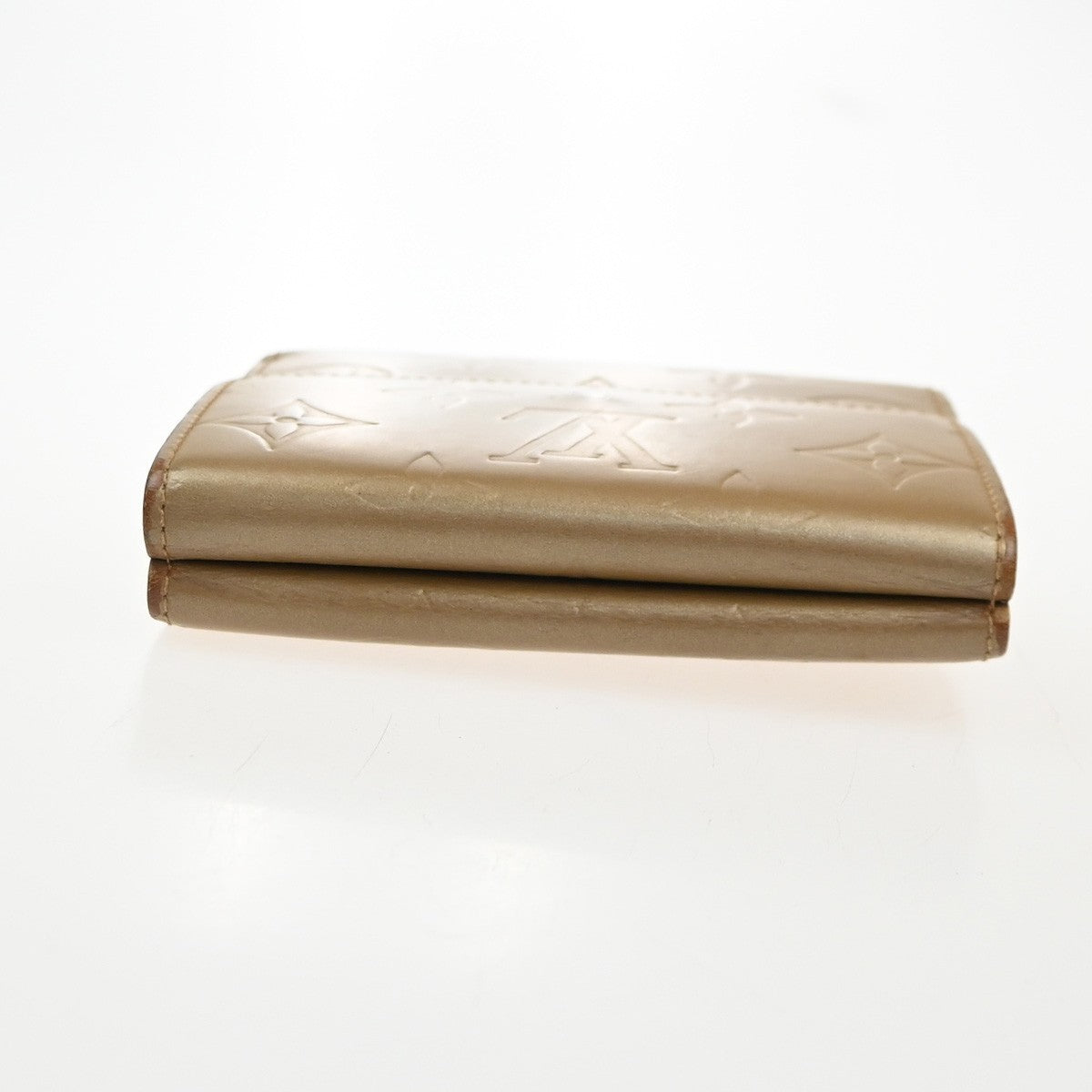 LOUIS VUITTON Porte Monnaie Billets Wallet Monogram Mat Gold BE M65117 67KD037