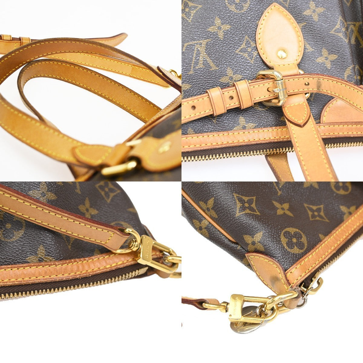 LOUIS VUITTON Palermo PM Shoulder Hand Bag Monogram Leather BN M40145 90CA615