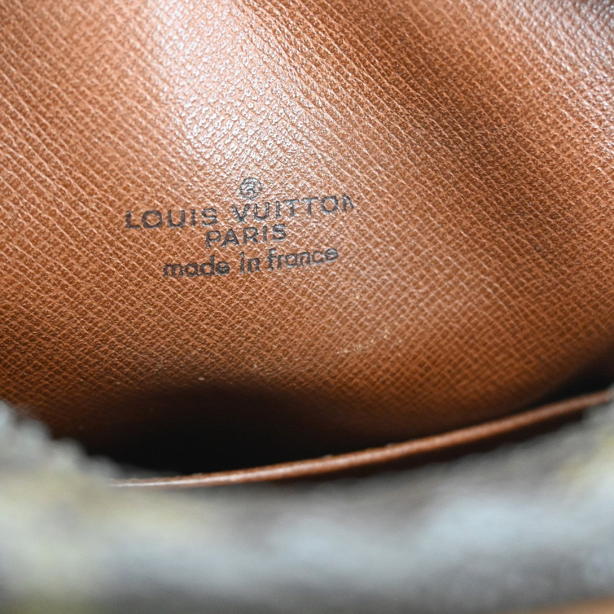 LOUIS VUITTON Danube Shoulder Bag Monogram Leather Brown France M45266 31SA118