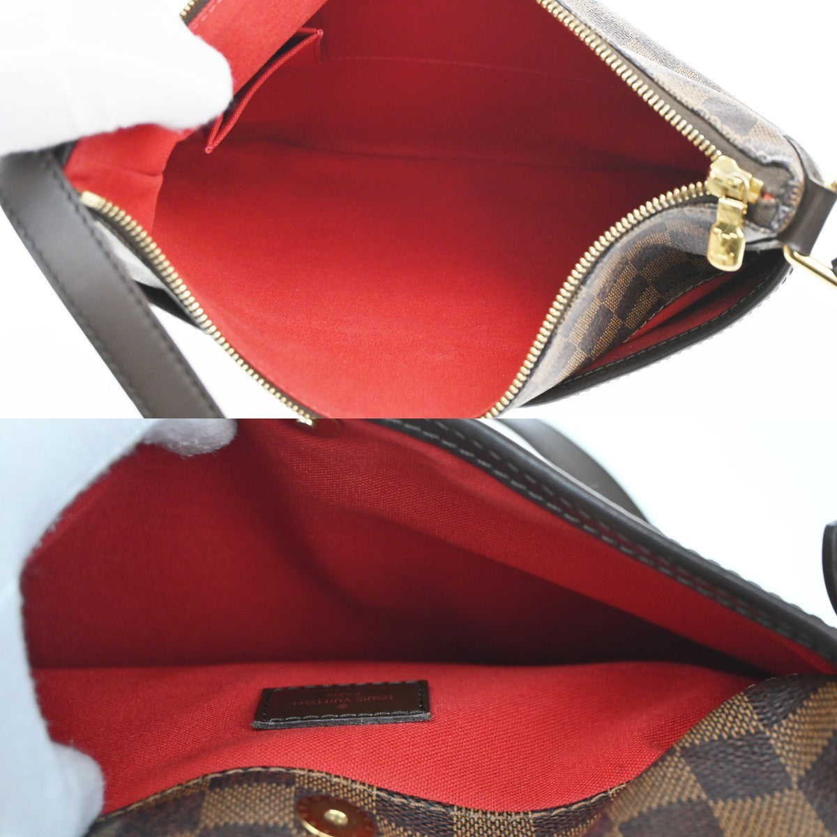 LOUIS VUITTON Bloomsbury PM Shoulder Bag Damier Leather Brown N42251 608CA322