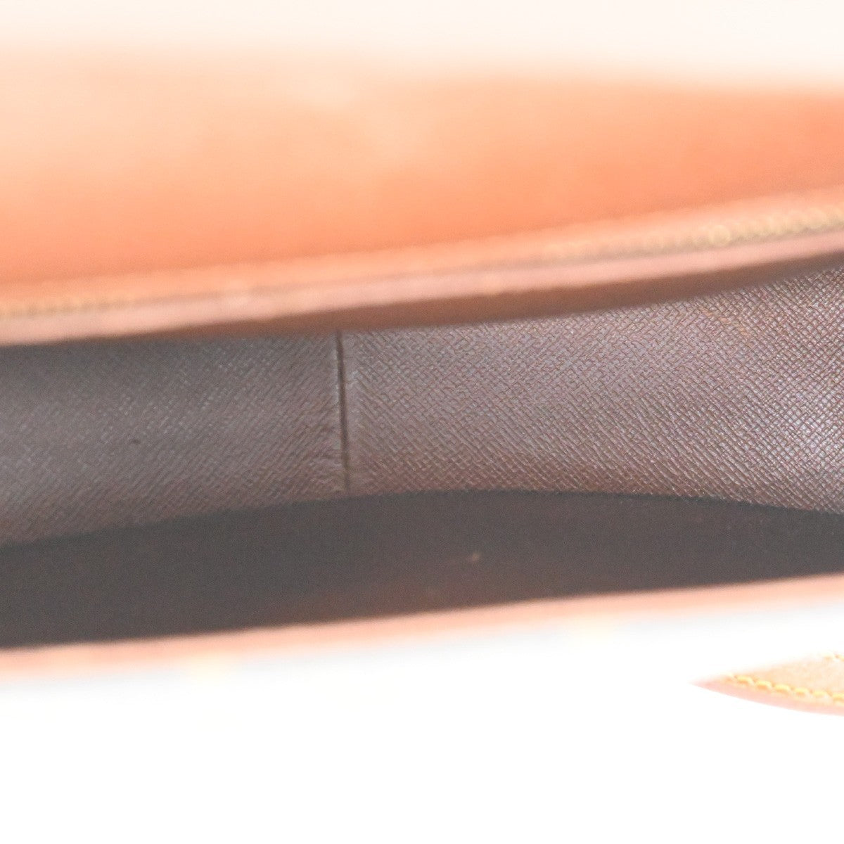 LOUIS VUITTON Saint Cloud GM Shoulder Bag Monogram Leather Brown M51242 76CA606