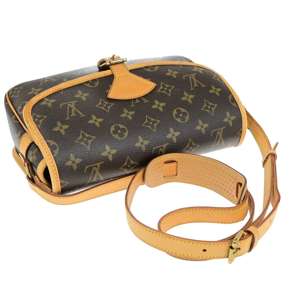 LOUIS VUITTON Sologne Crossbody Shoulder Bag Monogram Leather BN M42250 44RF232