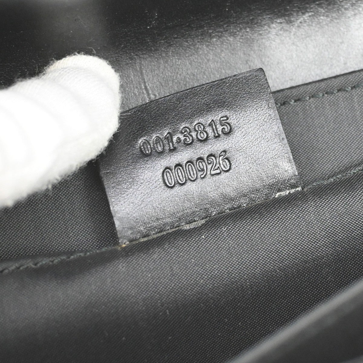 GUCCI Logo GG Shoulder Hand Bag Leather Black SHW Italy 66YJ174