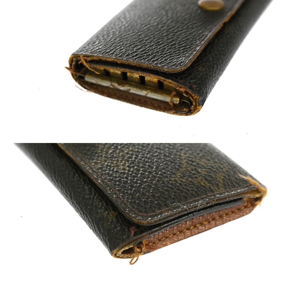 LOUIS VUITTON 6 Set Long Wallet Key Case Monogram Epi Taiga Leather 04GA631