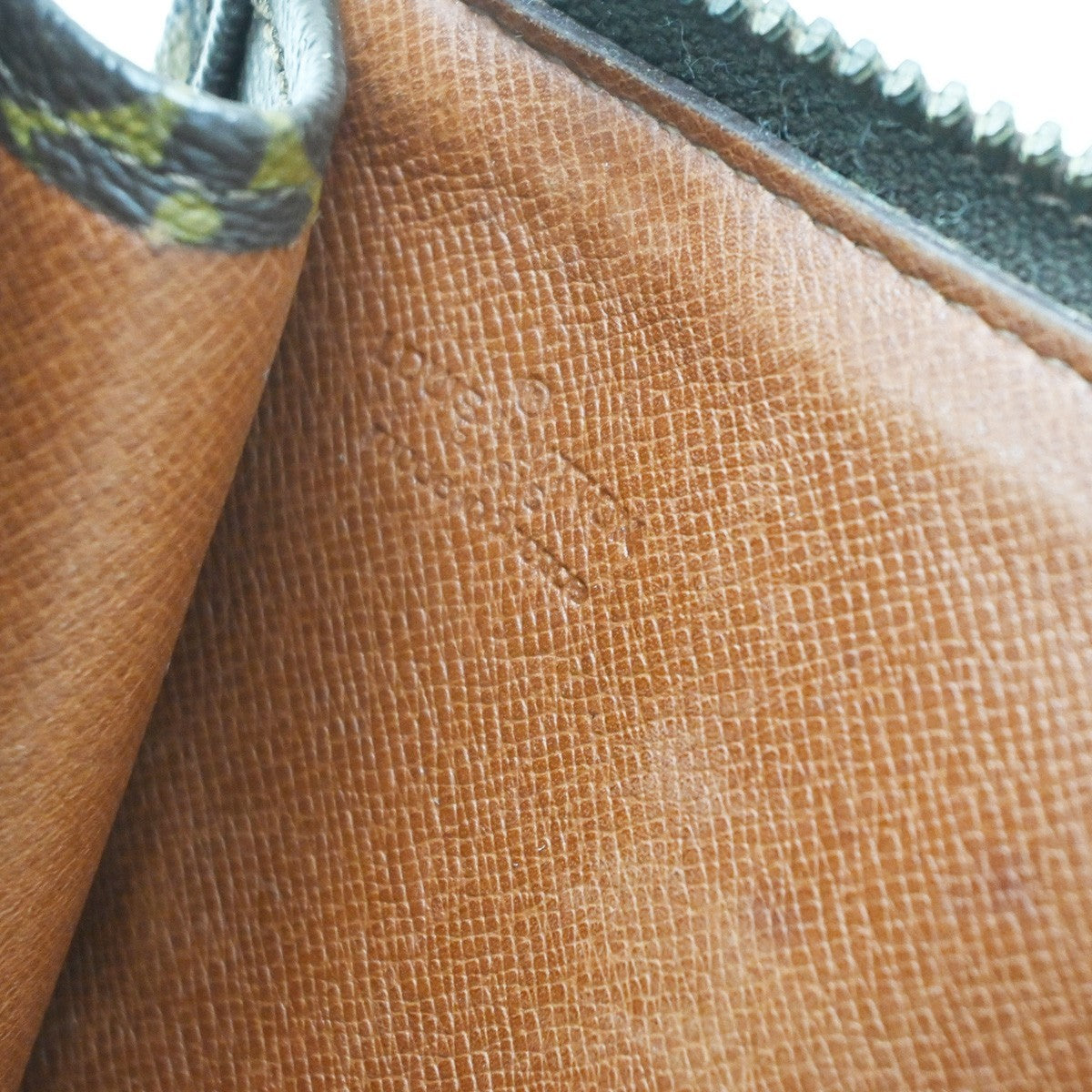 LOUIS VUITTON Poche Documents Clutch Bag Monogram Leather Brown M53456 61CA947
