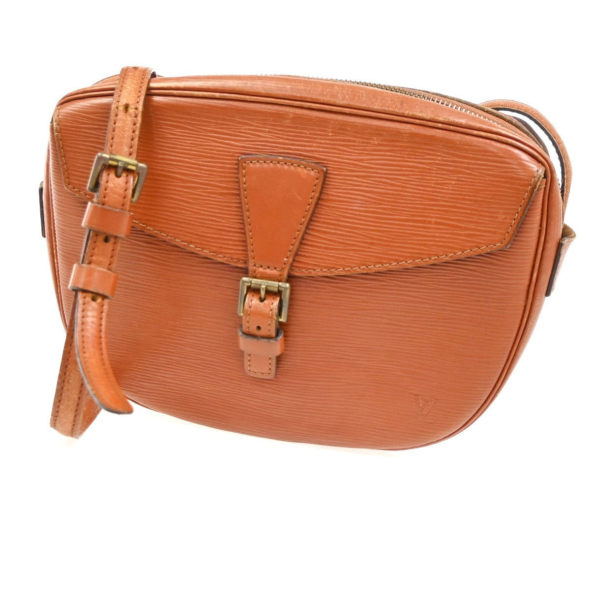 LOUIS VUITTON Jeune Fille Shoulder Bag Epi Leather Brown France M52153 65KC724