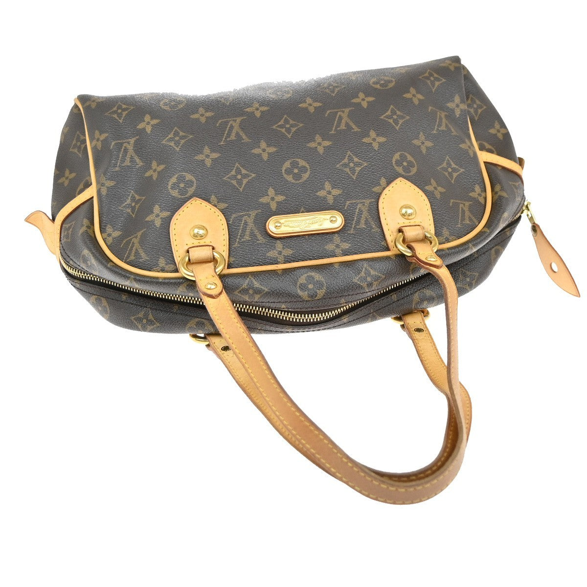 LOUIS VUITTON Montorgueil PM Shoulder Bag Monogram Leather Brown M95565 50KB423