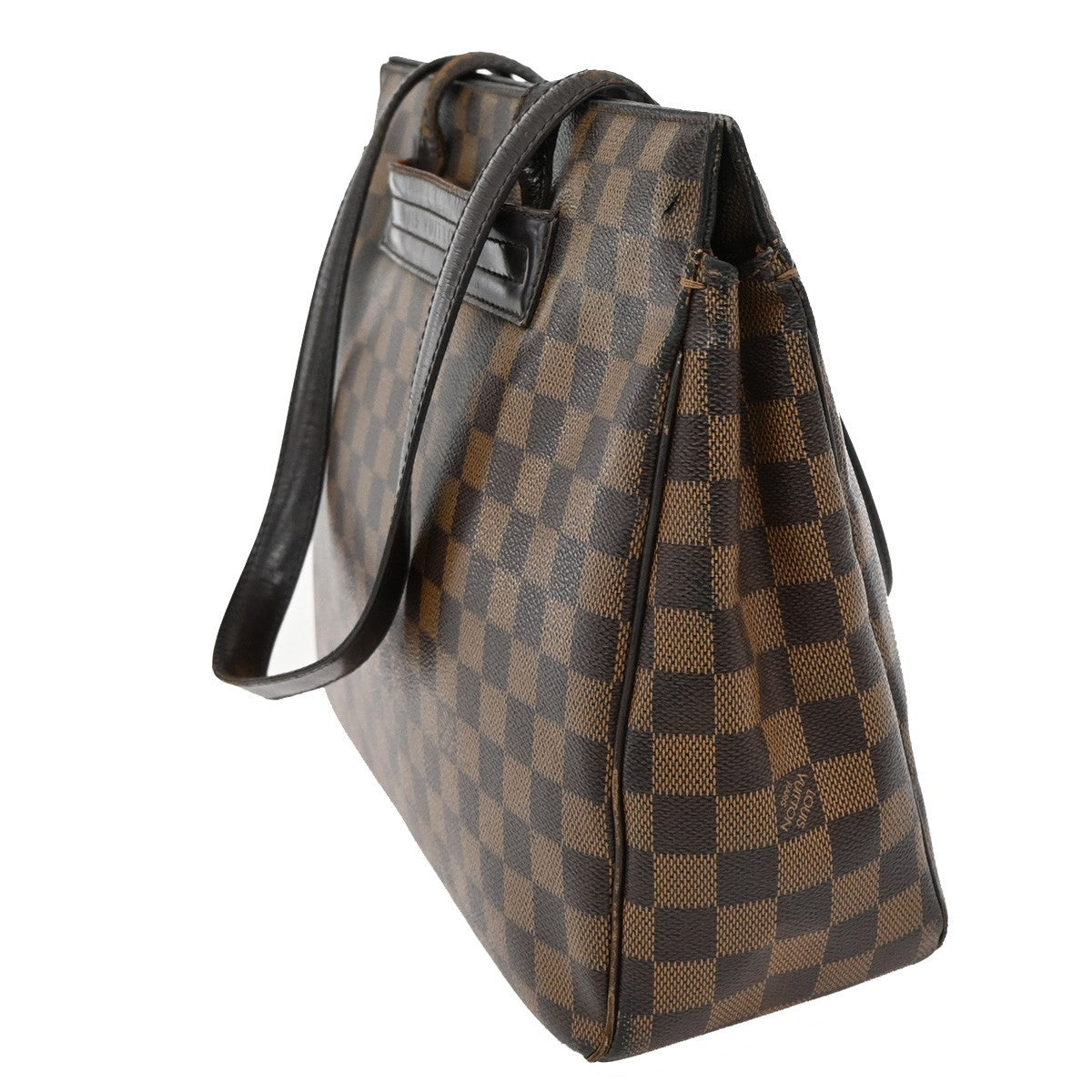 LOUIS VUITTON Parioli PM Shoulder Bag Damier Ebene Leather Brown N51123 32EF886