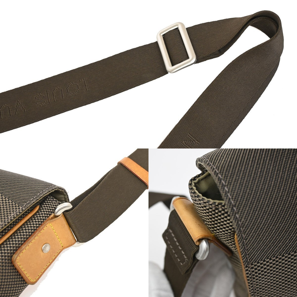 LOUIS VUITTON Petit Messager Shoulder Bag Damier Geant Leather KI M93617 32KB347