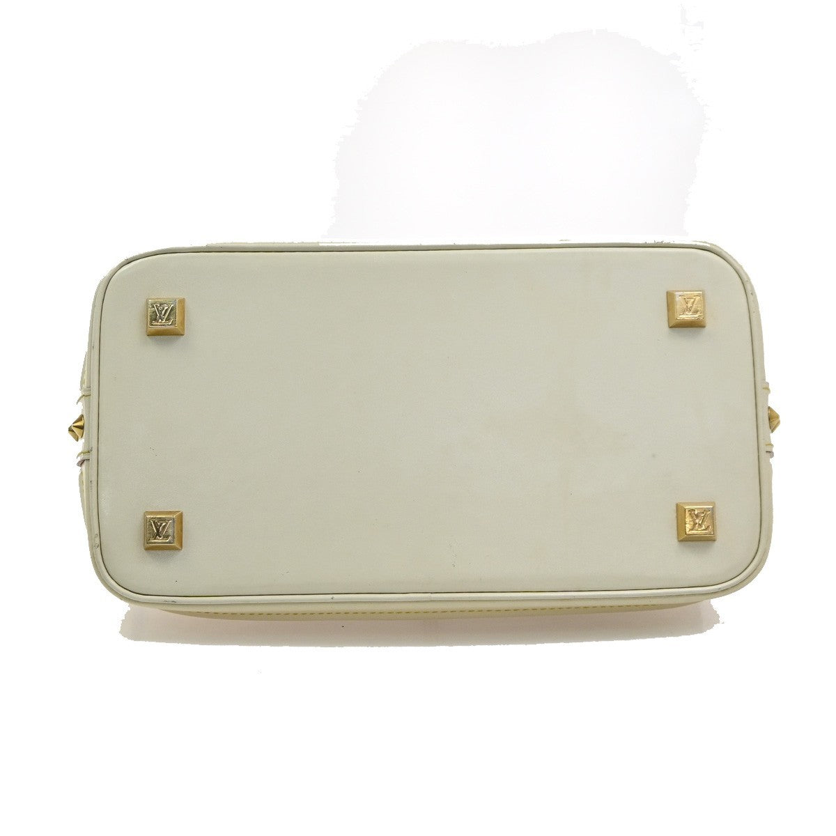 LOUIS VUITTON Lockit PM Hand Bag Suhali Leather White Padlock M91887 73MA688
