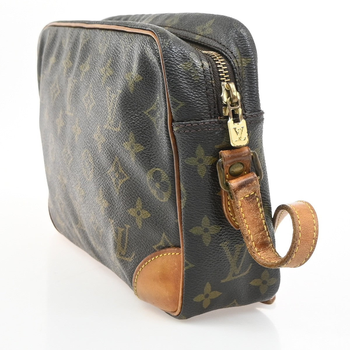 LOUIS VUITTON Trocadero 27 Shoulder Bag Monogram Leather Brown M51274 31PA088