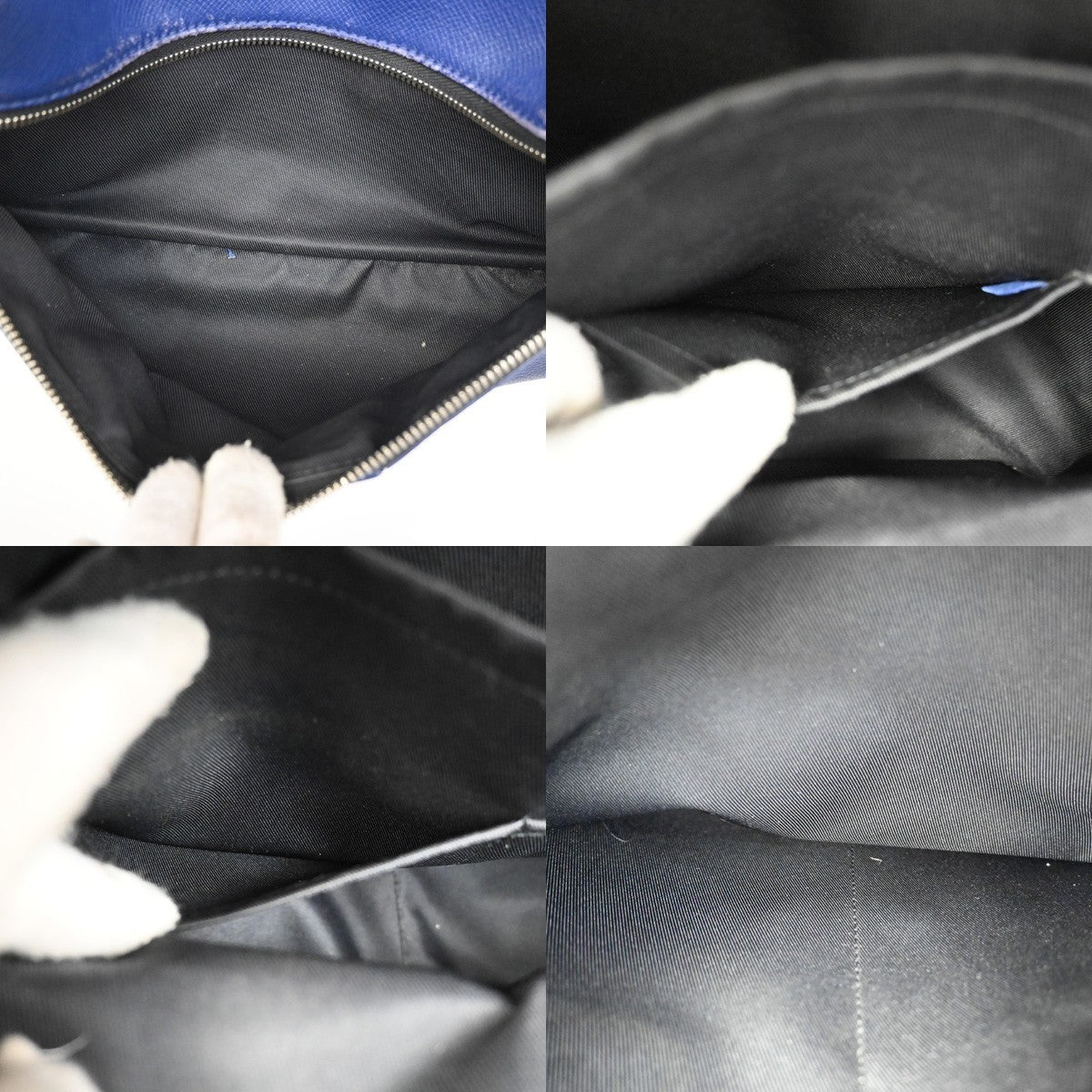 LOUIS VUITTON Discovery Backpack Taiga Llama Blue SHW M30229 99KB807
