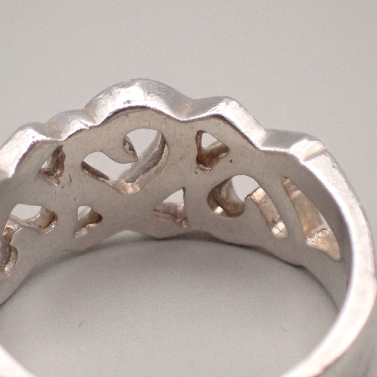 TIFFANY & CO. Paloma Picasso Loving Heart Ring US6 JP12 Silver Ag 925 07KD048