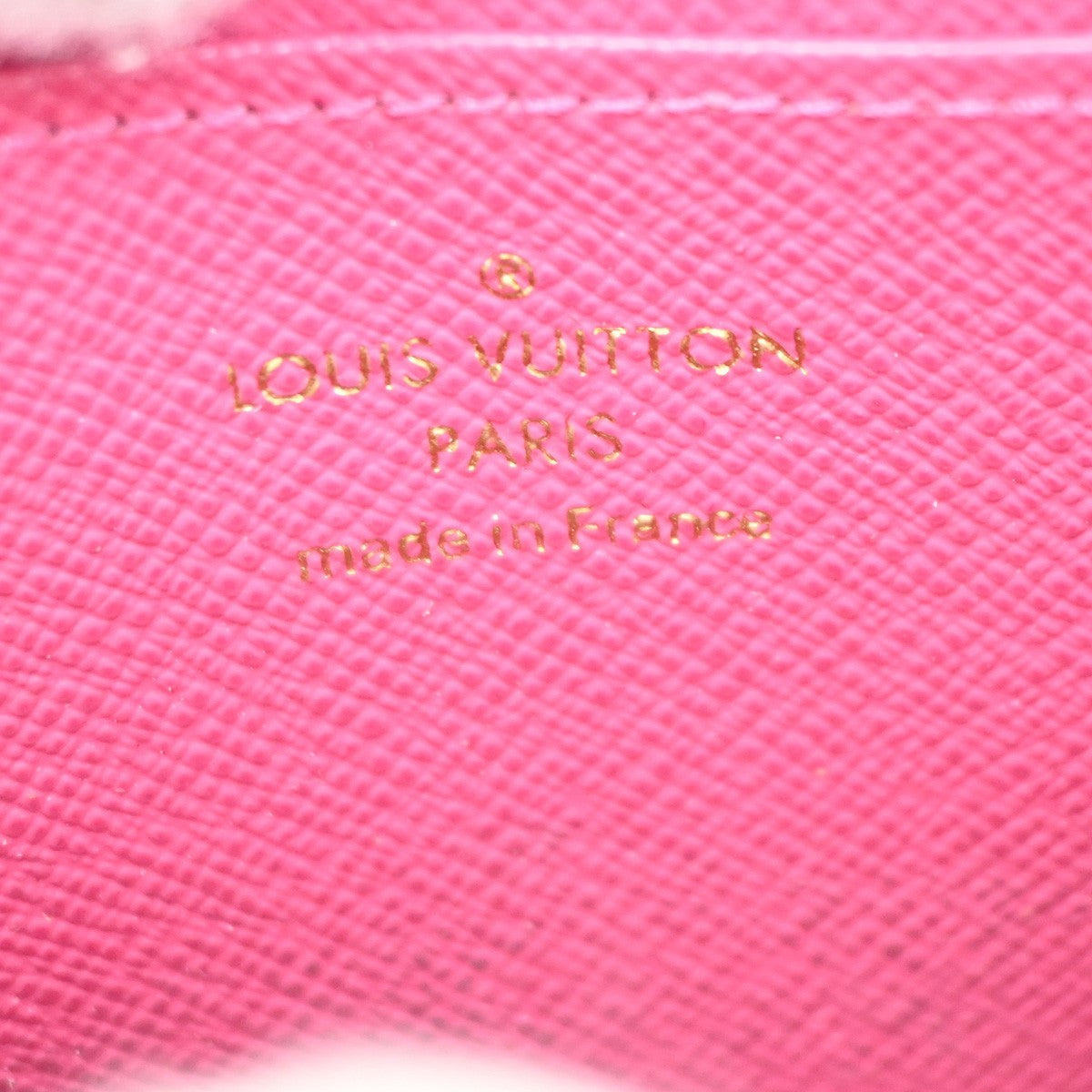 LOUIS VUITTON Zippy Coin Purse Patches Monogram Leather BN Pink M63391 70RL538