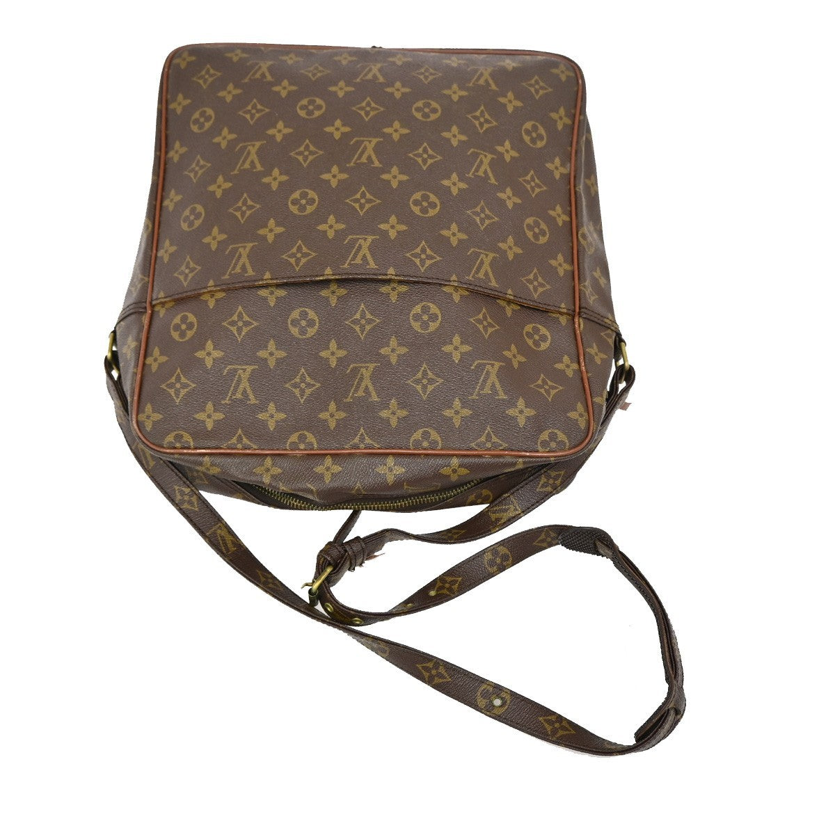 LOUIS VUITTON Marceau Shoulder Bag Monogram Leather Brown France M40264 05TA093
