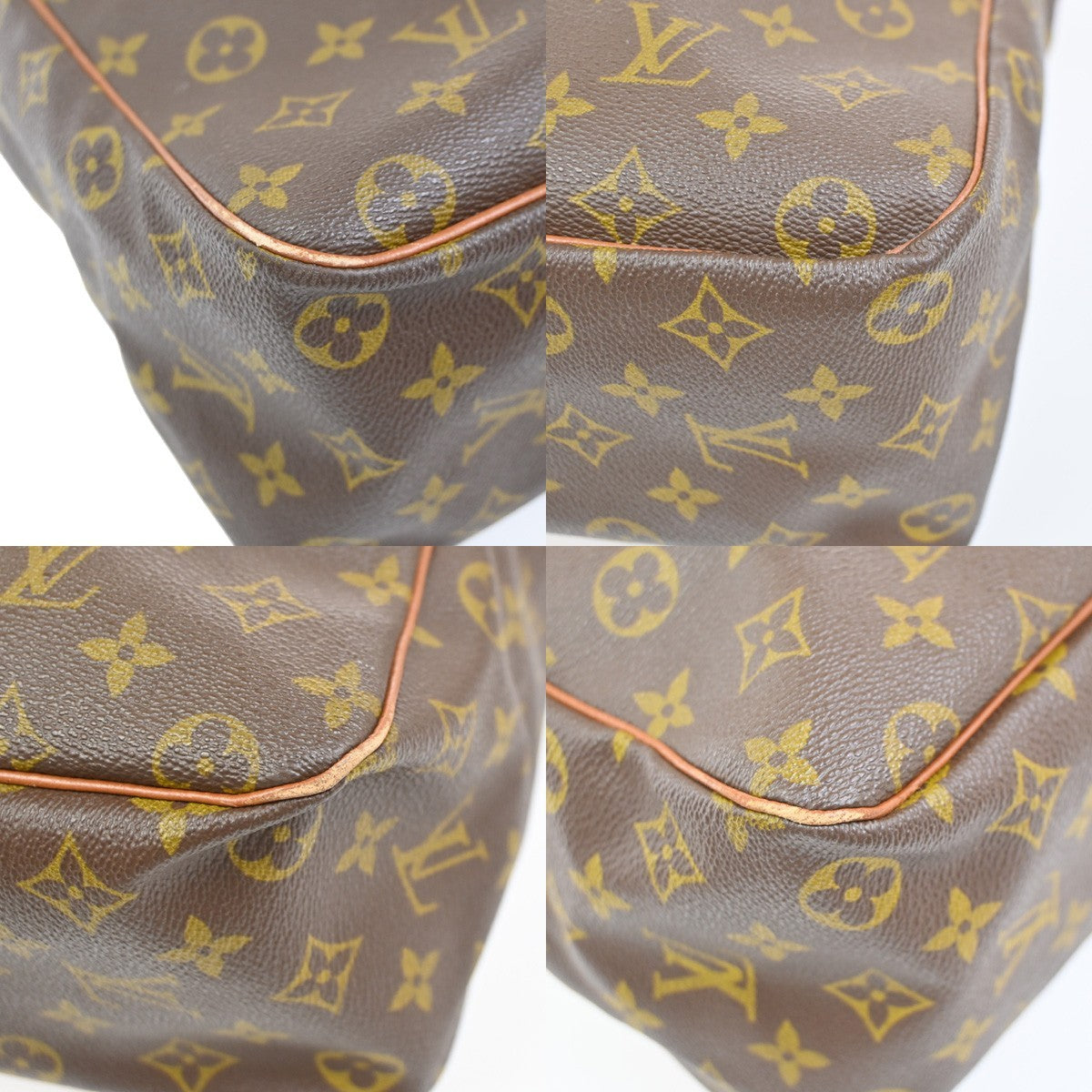 LOUIS VUITTON Marceau Shoulder Bag Monogram Leather Brown France M40264 67YJ075