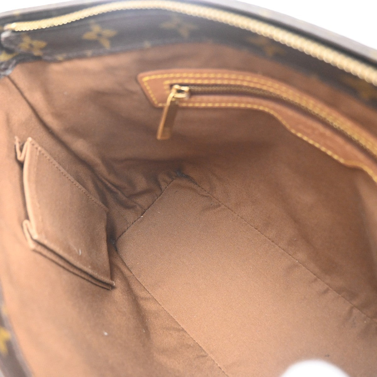 LOUIS VUITTON Cabas Piano Shoulder Bag Monogram Leather Brown M51148 73CA799