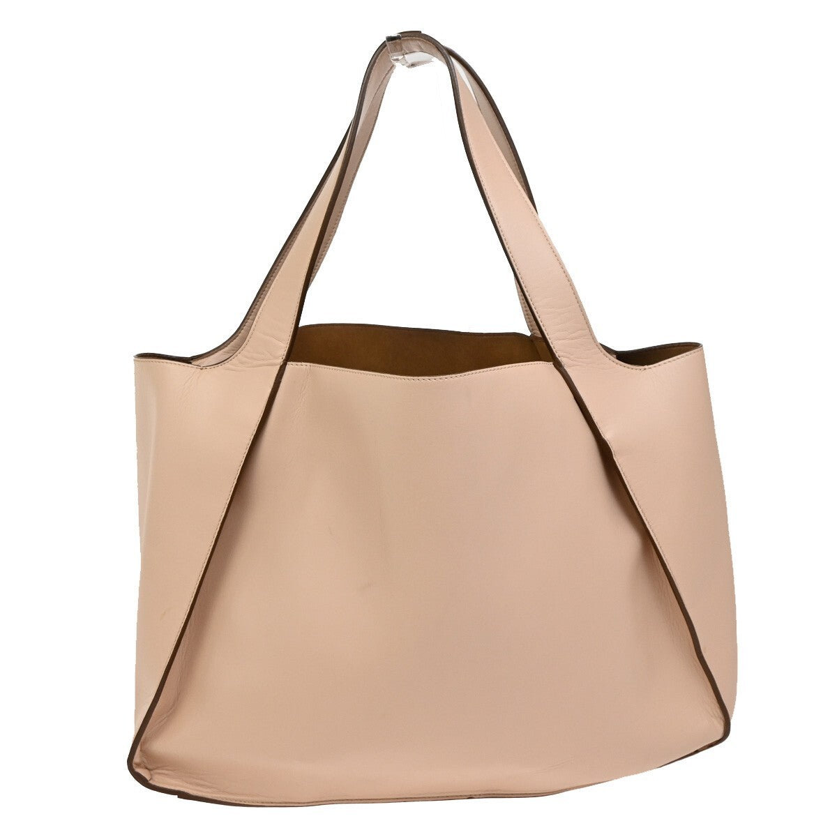 Stella McCartney Logo Shoulder Tote Bag Eco Alter Nappa Pinkbeige Italy 36FB691