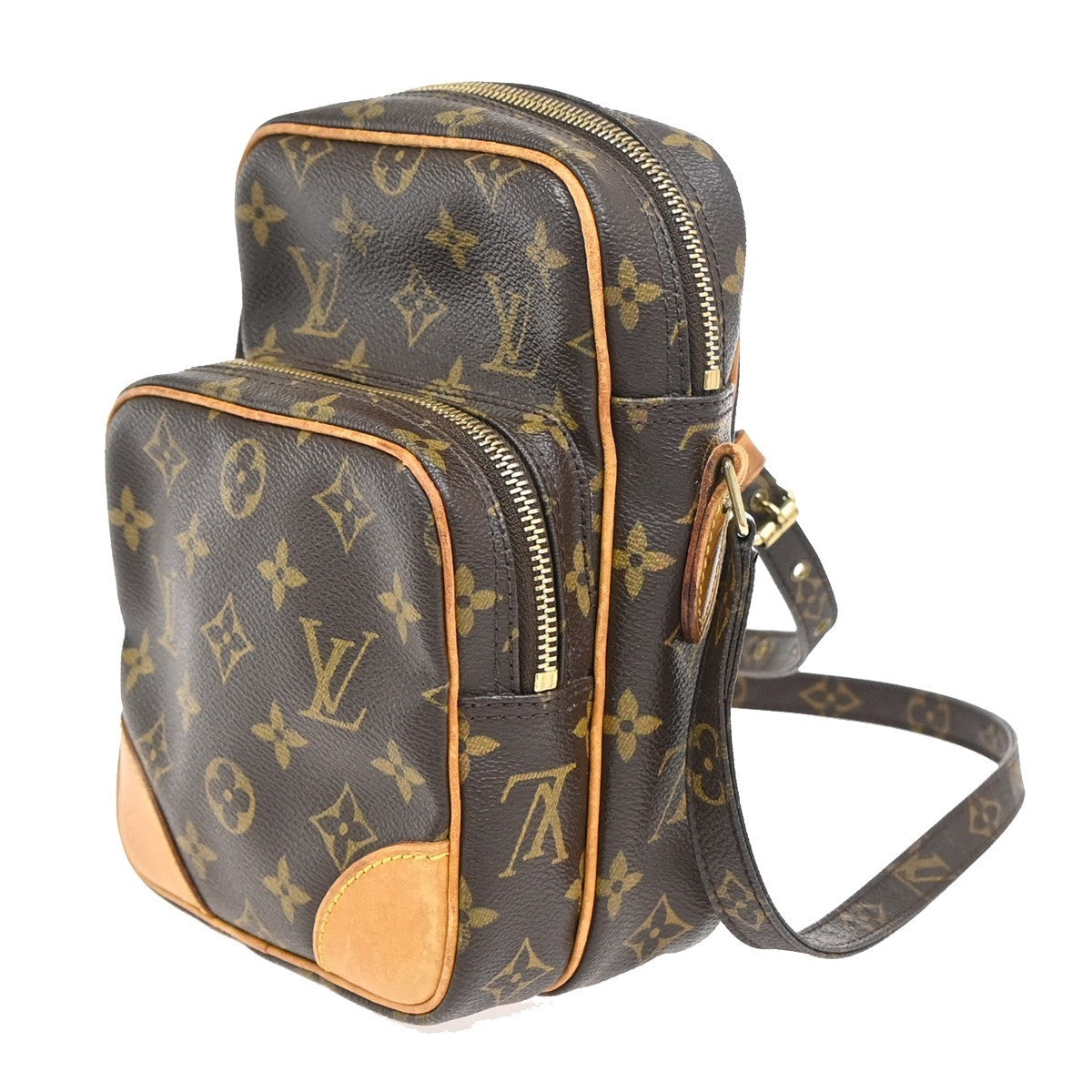LOUIS VUITTON Amazon Crossbody Shoulder Bag Monogram Leather BN M45236 73ZA284