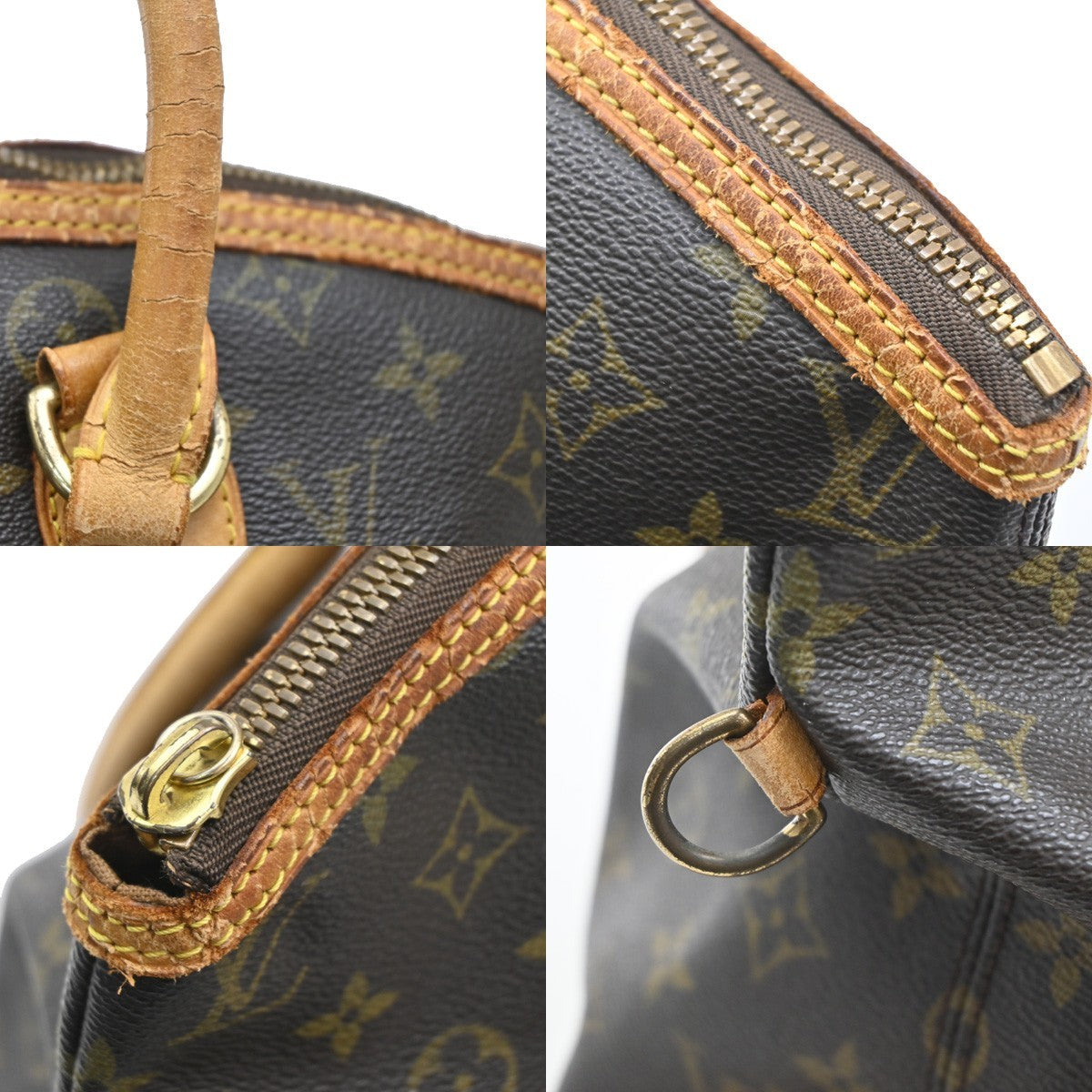 LOUIS VUITTON Lockit Horizontal Shoulder Bag Monogram Leather BN M40104 61CA553