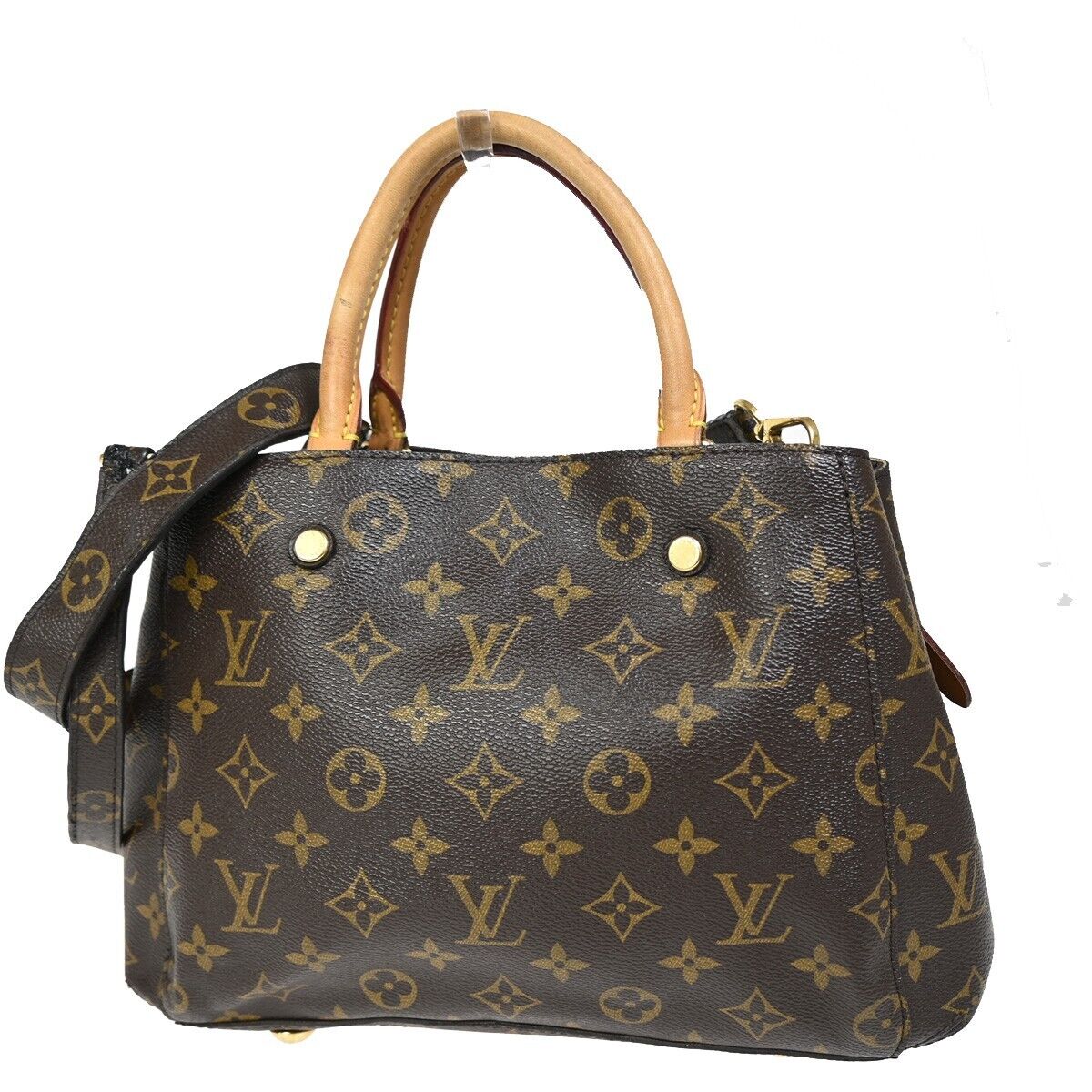 LOUIS VUITTON Montaigne BB Hand shoulder bag Monogram Leather BN M41055 23SH748
