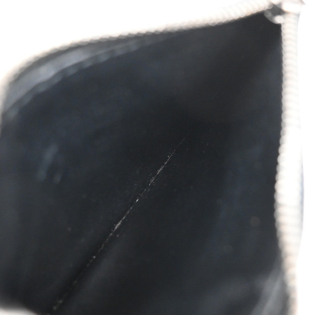 BOTTEGA VENETA Logo Intrecciato Coin Case Wallet Leather Black Italy 65EF860