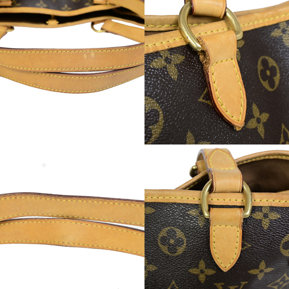 LOUIS VUITTON Batignolles Horizontal Shoulder Bag Monogram Brown M51154 10YF398