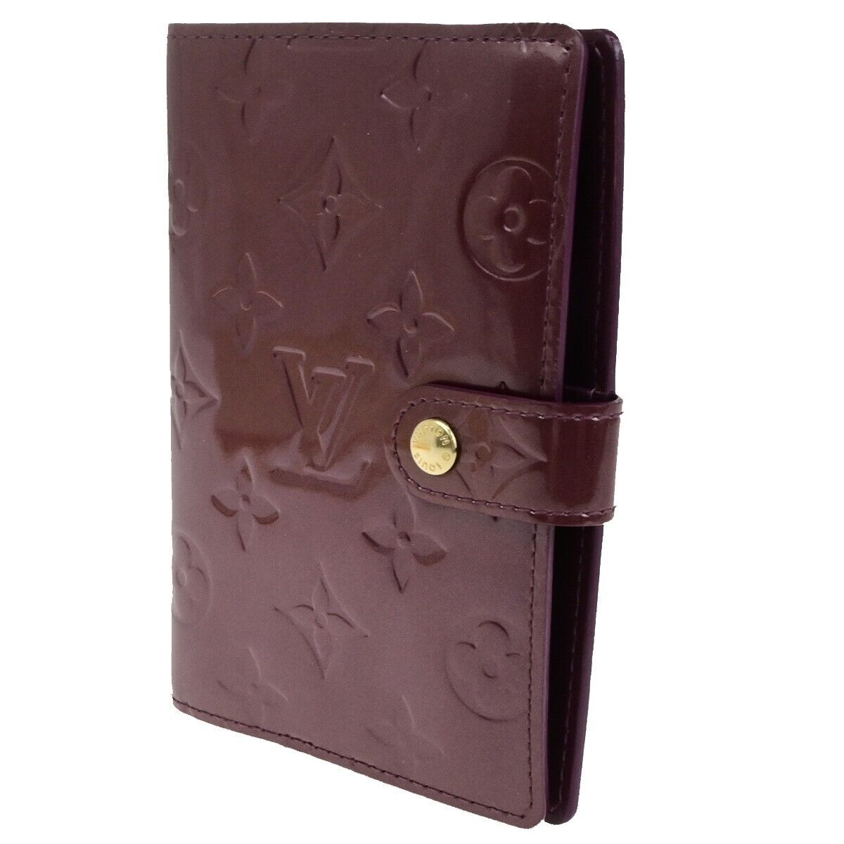 LOUIS VUITTON Agenda PM Day Planner Cover Monogram Vernis PE R21050 60FB243