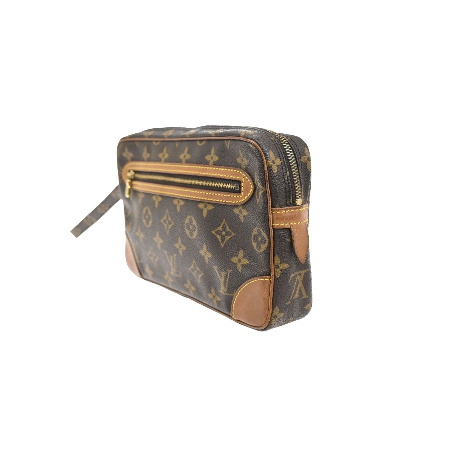 LOUIS VUITTON Marly Dragonne GM Clutch Hand Bag Monogram Leather M51825 38MA659