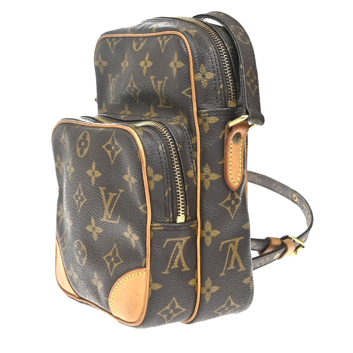 LOUIS VUITTON Amazon Crossbody Shoulder Bag Monogram Leather BN M45236 80YH996