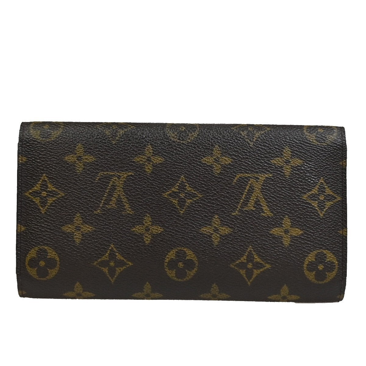 LOUIS VUITTON International Long Trifold Wallet Monogram Brown M61215 04EE198