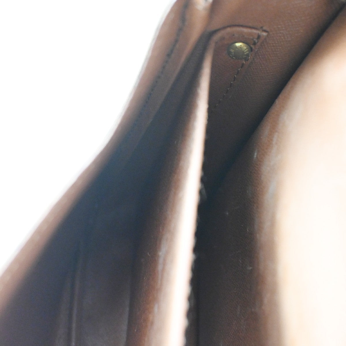 LOUIS VUITTON Cartouchiere GM Shoulder Bag Monogram Leather Brown M51252 32CA686