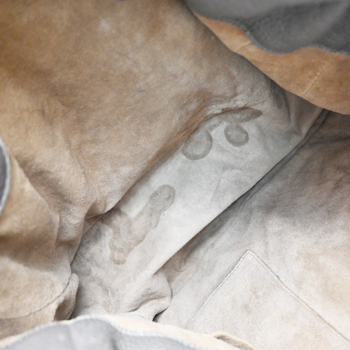 BOTTEGA VENETA Logo Hobo Shoulder Hand Bag Leather Gray Italy 31KB181