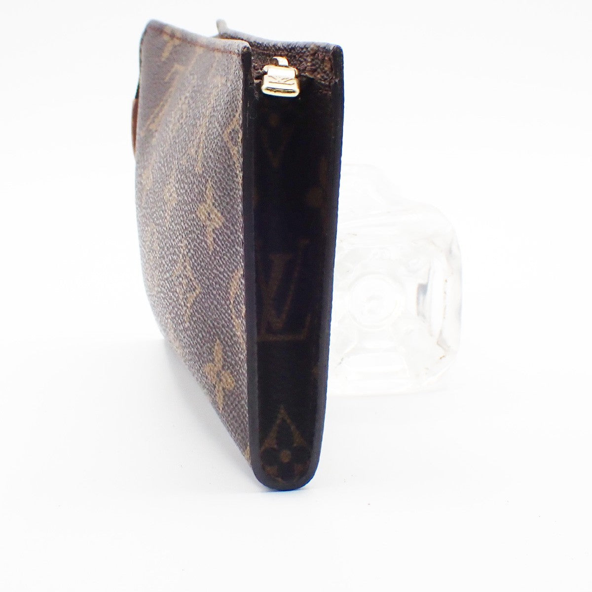 LOUIS VUITTON LV Bucket PM Clutch Pouch Bag Monogram Leather France 05KC810