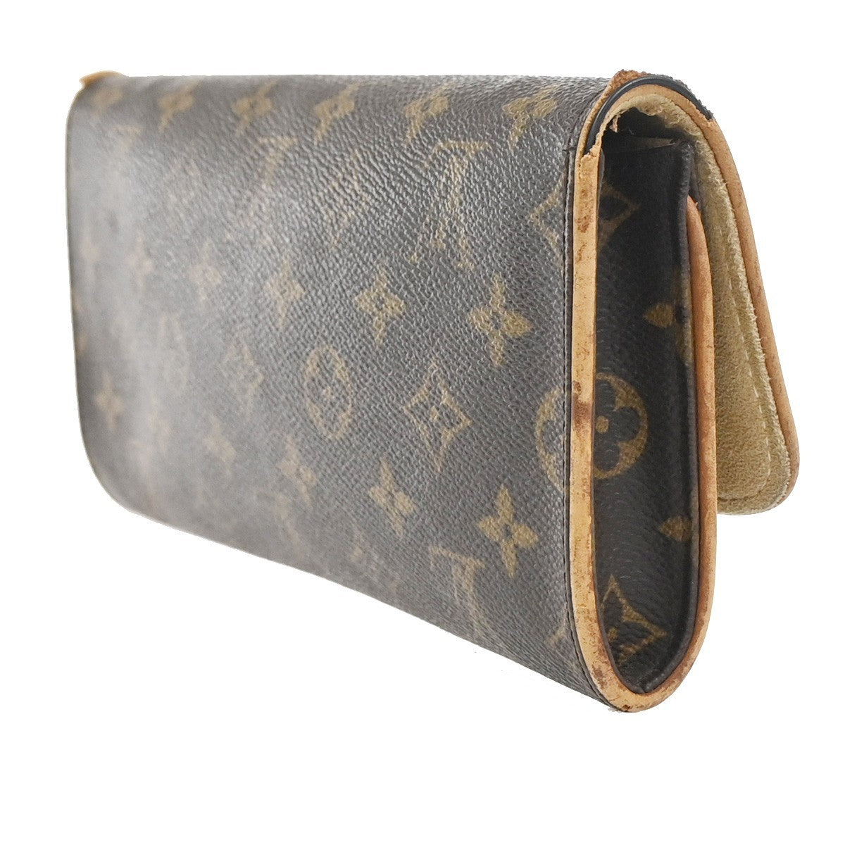 LOUIS VUITTON Pochette Twin GM 2Way Shoulder Bag Monogram Brown M51852 33KC733