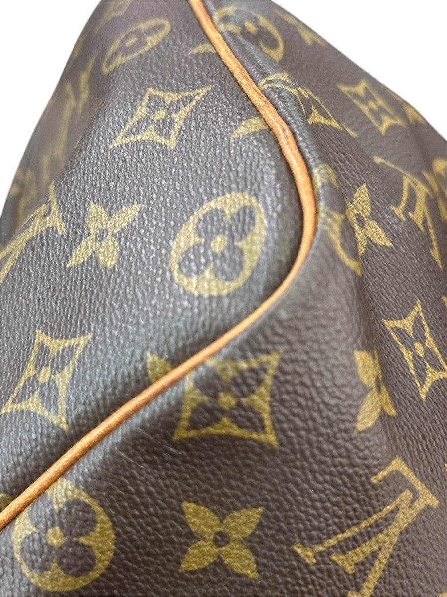 LOUIS VUITTON Speedy 40 Travel Hand Bag Monogram Leather Brown M41522 96SA132