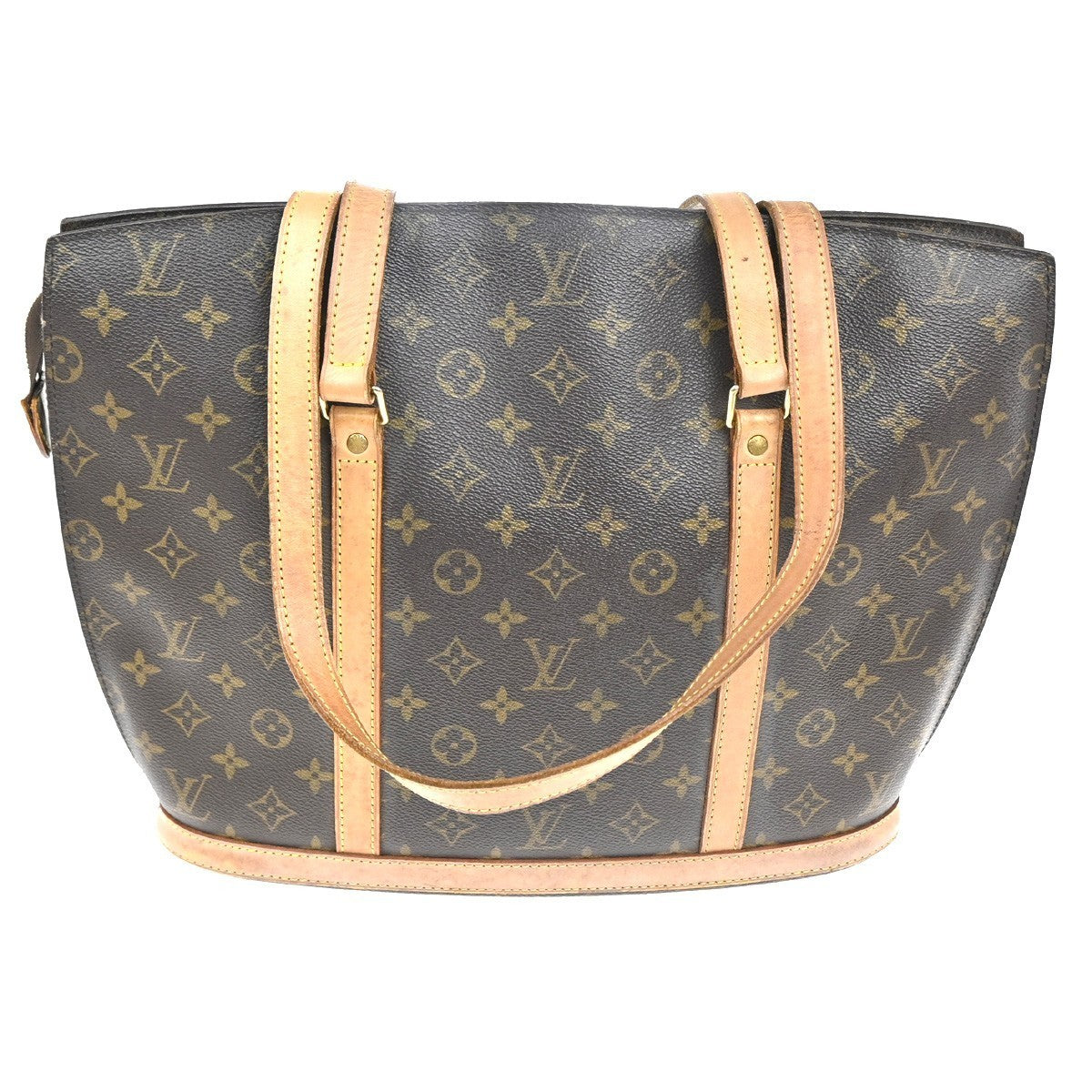 LOUIS VUITTON BABYLONE Shoulder Bag Monogram Leather Brown U.S.A M51102 31KC403