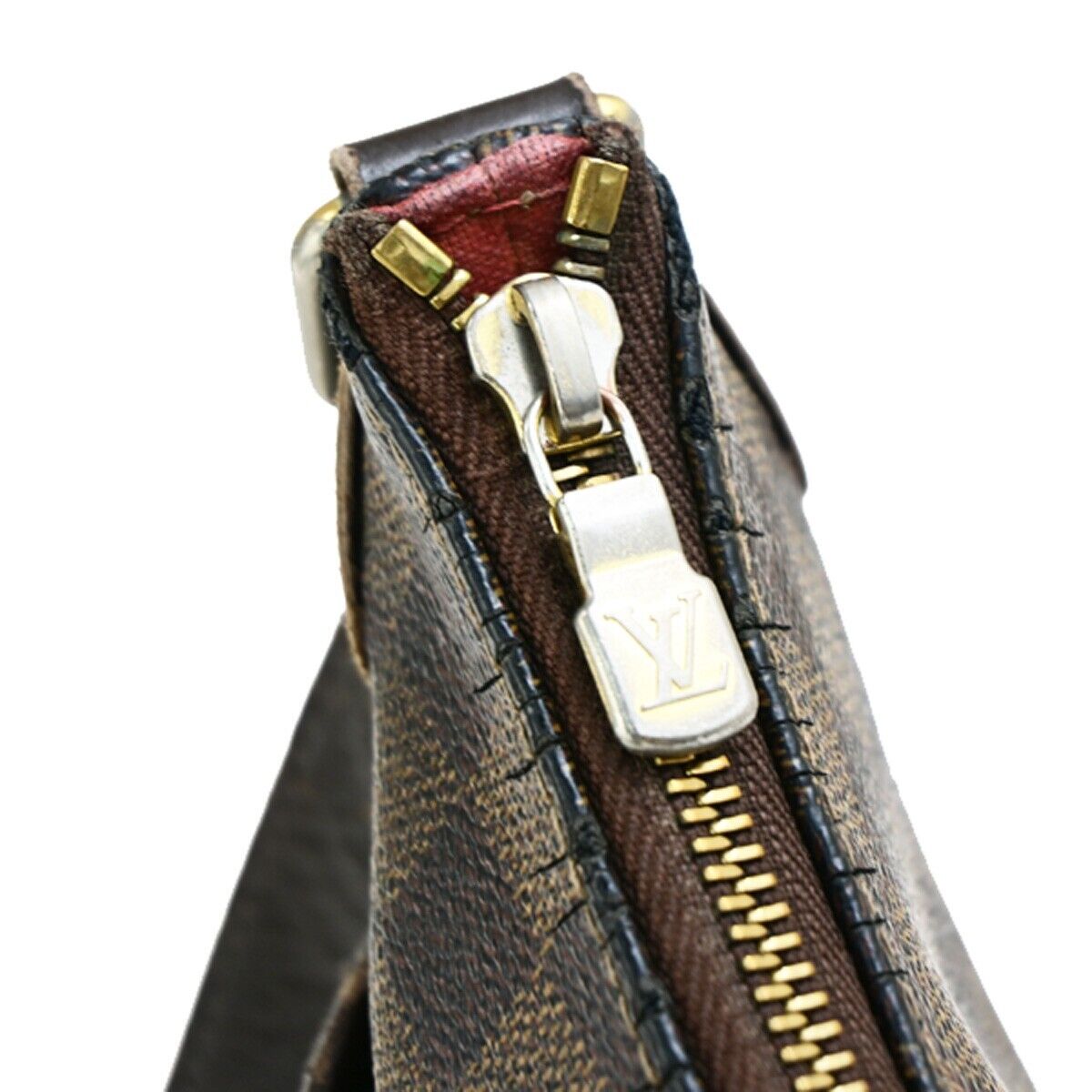 LOUIS VUITTON Bloomsbury PM Shoulder Bag Damier Leather Brown N42251 36EC924