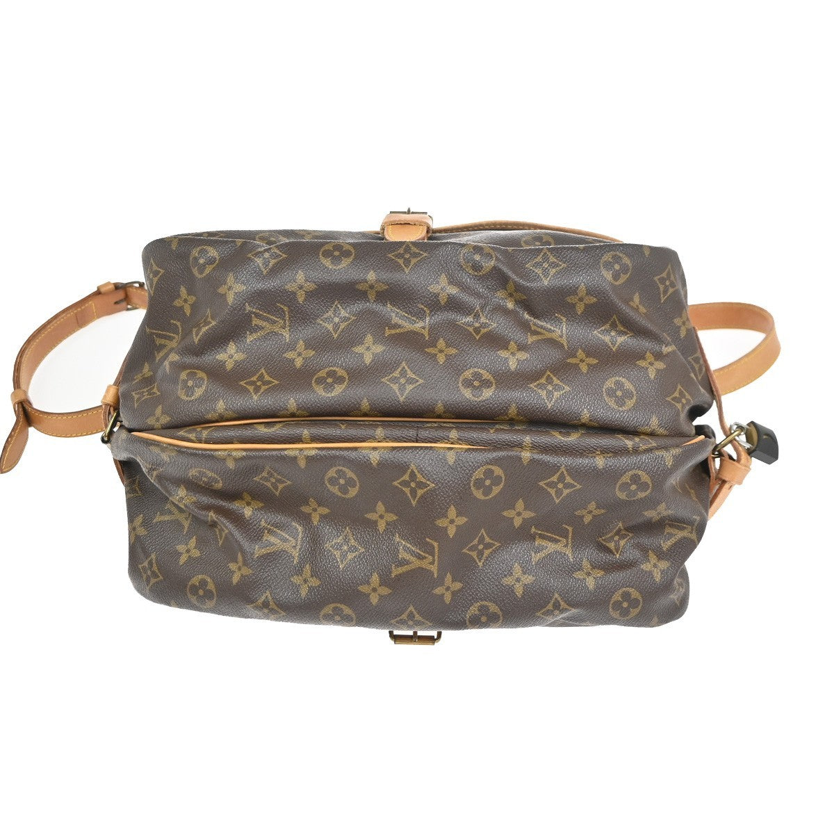 LOUIS VUITTON Saumur 35 Shoulder Bag Monogram Leather BN France M42254 73KC829