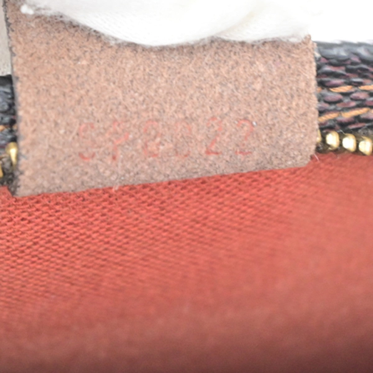 LOUIS VUITTON  Trousse Makeup Hand Bag Damier Ebene Leather Brown N51982 83KD191