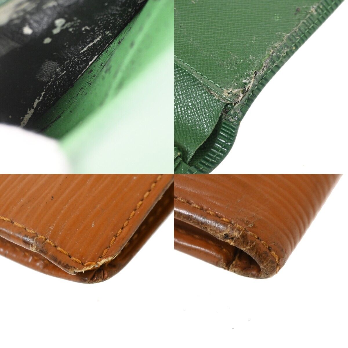 LOUIS VUITTON Logo 4 Set Wallet Key iPhone Case 8 Monogram Epi Leather 04HB270