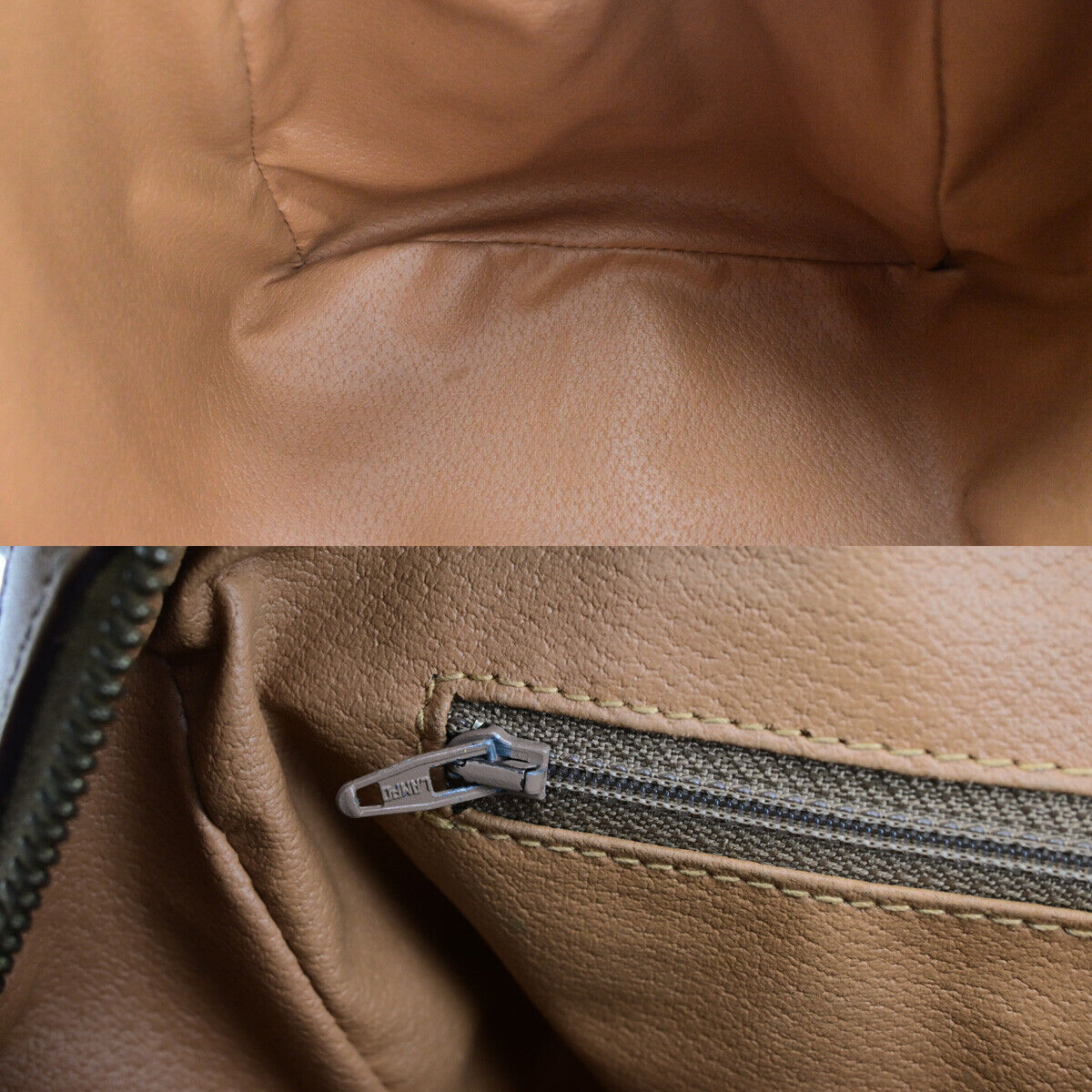 CELINE Logo Macadam Pattern Travel Hand Bag PVC Leather Brown GHW Italy 81YG592