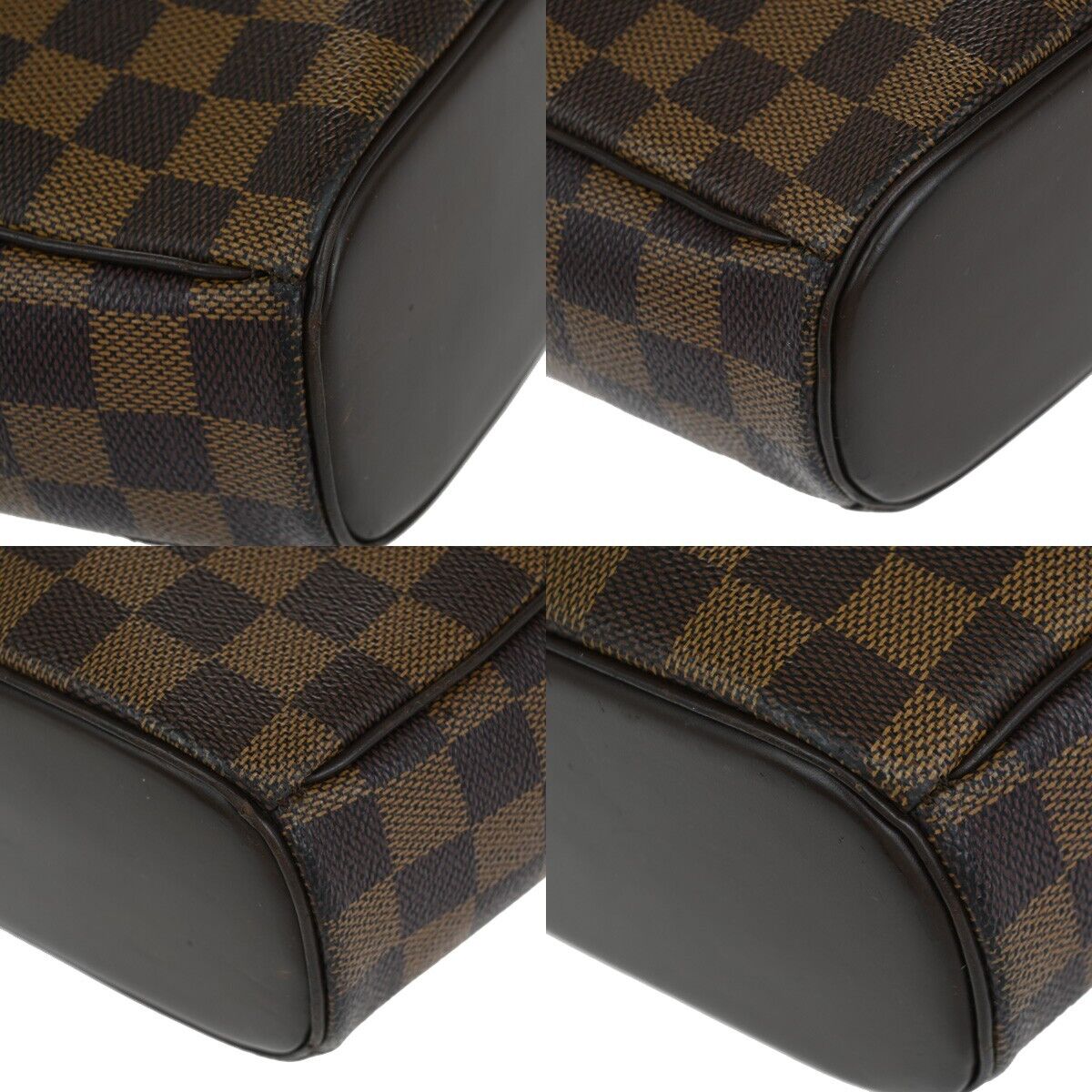 LOUIS VUITTON Ipanema GM Shoulder Bag Damier Ebene Leather Brown N51292 74EC769