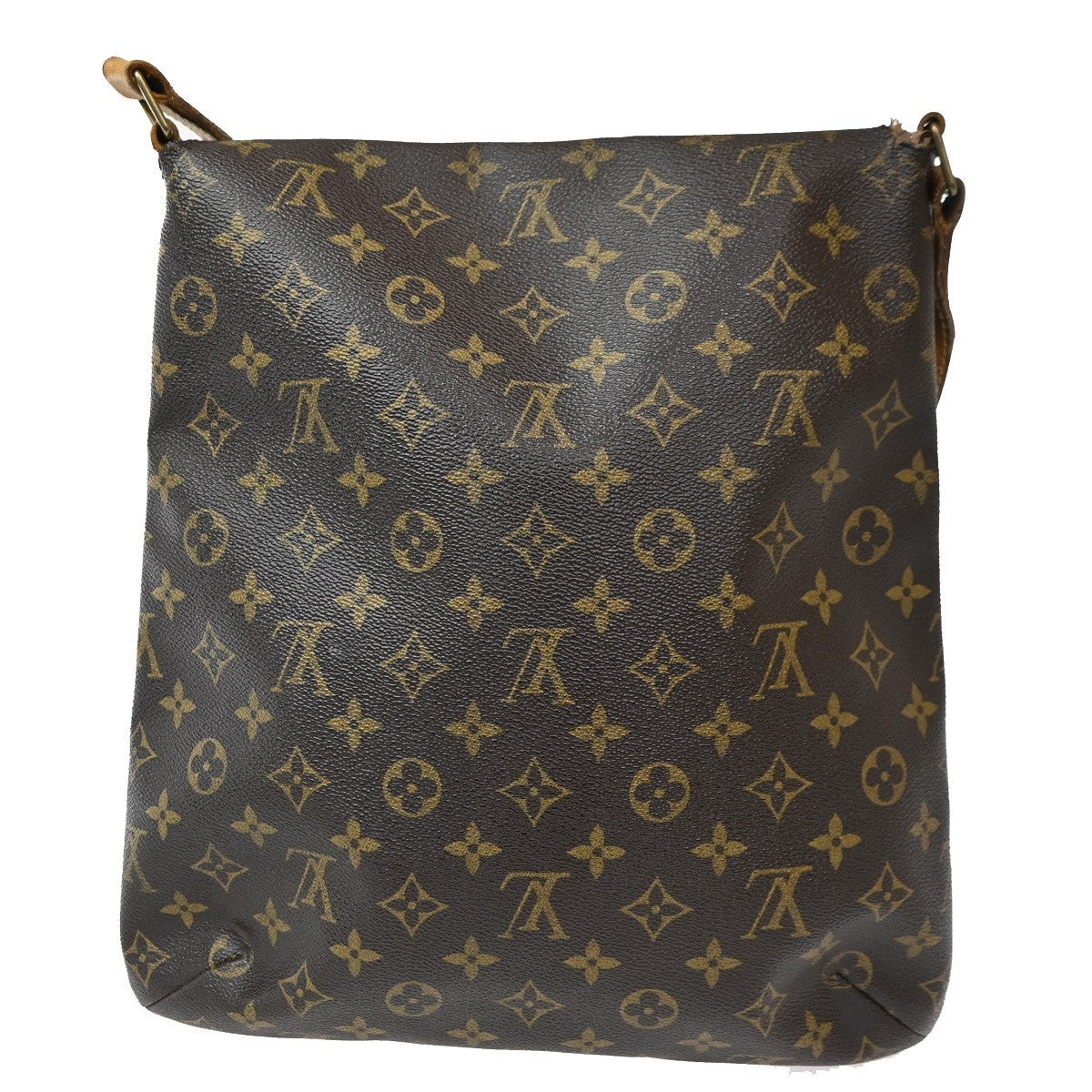 LOUIS VUITTON Musette Shoulder Bag Monogram Leather Brown France M51256 39CA624