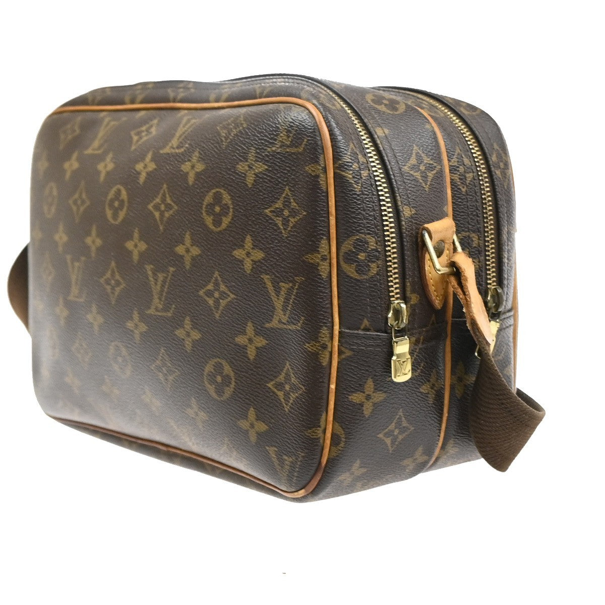 LOUIS VUITTON Reporter Crossbody Shoulder Bag Monogram Leather BN M45254 32MA568